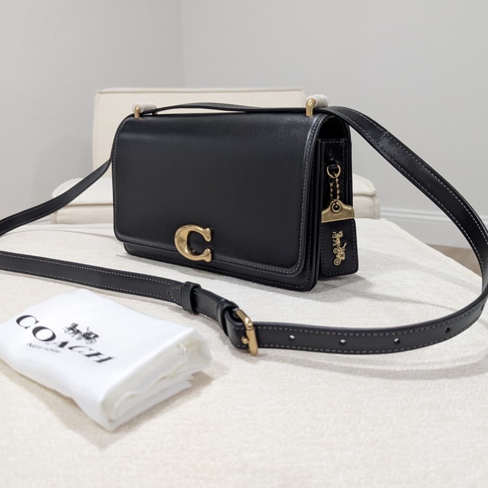 Coach Bandit Shoulder Bag CC416 – Black/Brass (B4/BK)